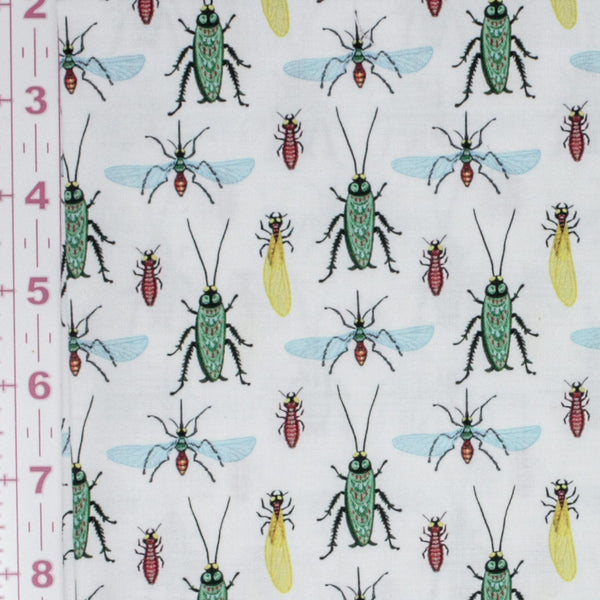 Fabric: Louisiana Bugs | 100% Cotton Woven