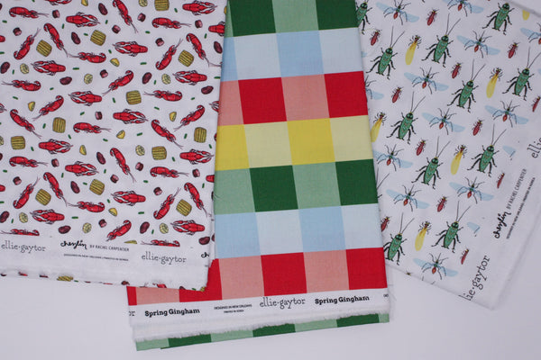 Fabric: Louisiana Bugs | 100% Cotton Woven