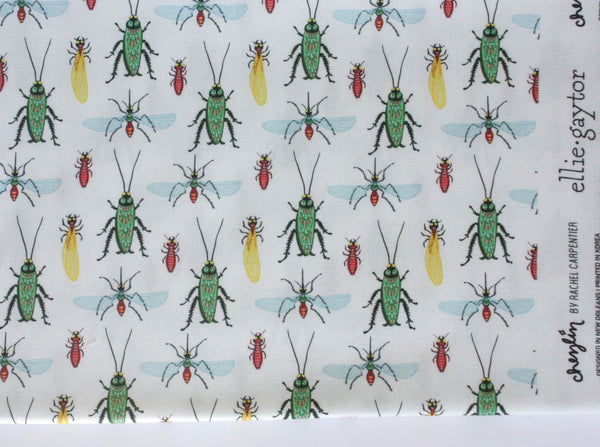 Fabric: Louisiana Bugs | 100% Cotton Woven