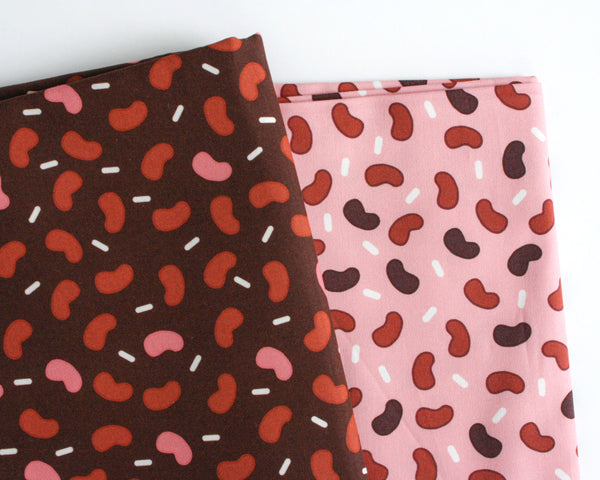*Final Cut* Fabric: Red Beans in Pink | 100% Cotton Woven Fabric