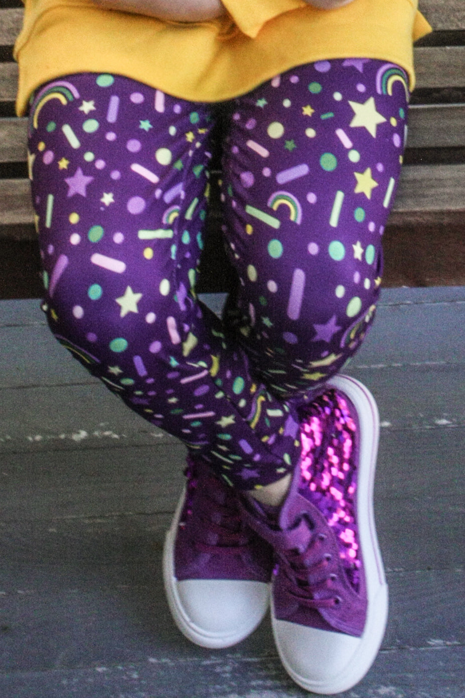 Mardi Gras Snowball Leggings (Regular, Curvy and Youth)