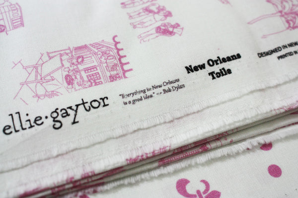 Fabric: New Orleans Toile - Pink | 100% Cotton Woven