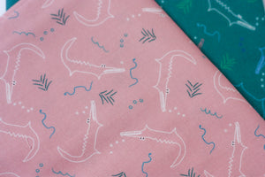 Fabric: Alligators in Blush