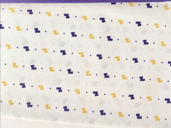 Fabric: Louisiana in Purple & Gold