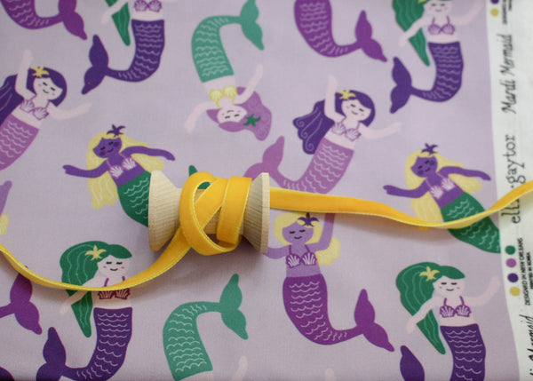 Fabric: Mardi Gras Mermaids | 100% Cotton Woven Fabric