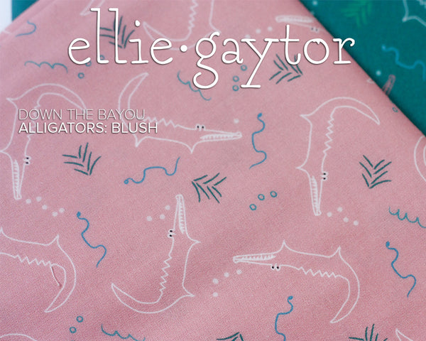 Fabric: Alligators in Blush