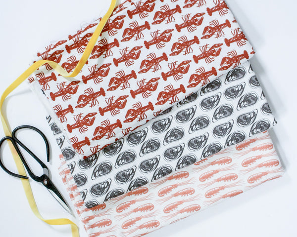 Fabric: Shrimp Block-print | 100% Cotton Woven *Final Cut*